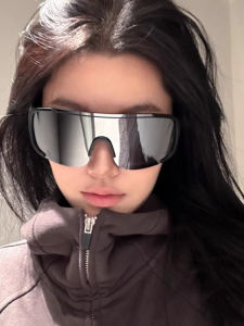 CHEZHURIJI | Windproof UV Protection Outdoor Cycling Sunglasses Oversized Frame