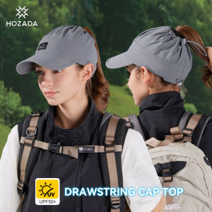 HOZADA หมวกใส่หมวกไต่เขาหมวกเบสบอลหมวกกลางแจ้งผู้ชายผู้หญิงหมวกใส่สบายแห้งเร็วเหมาะกับทุกเพศหมวกป้องกันแสงแดดฝาปิดระบายอากาศได้ฤดูร้อนหมวกปีนเขาหมวกบังแดด