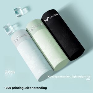 miiow | Mens Ice Silk Briefs Breathable Antibacterial Seamless Boxer Shorts Comfortable Underwear Flat Angle Design Summer Collection