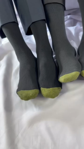 GOLDTOE PREMIER DRESS SOCKS STRIPE RIBBING COMBED COTTON