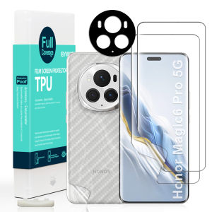 IBYWIND Screen Protector For Honor Magic6 Pro 5Gwith 2Pcs Flexible TPU Film1Pc Camera Lens Protector1Pc Backing Carbon Fiber Film [Fingerprint ReaderEasy to install] Oppo Reno 6 Pro Cover - Lazada