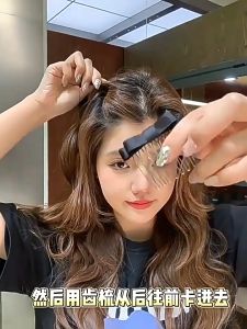 AHOURR สไตล์เจ้าหญิง Bowknot หวีกันลื่นแฟชั่นหวีผมหวีเรียบ มงกุฎปัจฉิม