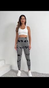 CZGUKE New Tie Dye Yoga Pants Sport Leggings Women Seamless High Waist Push Up Woman Tights Fitness Workout Leggins Gym Clothing
