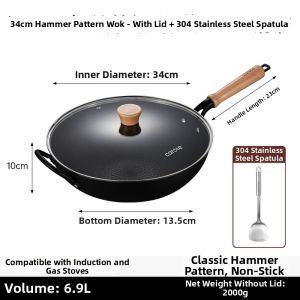 CAROTE | Non-Coated Suitable for Gas Stove Wok