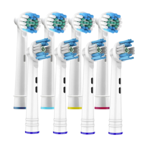 Electric Toothbrush Replacement Brush Heads For Oral B 4 Professional Standard Clean Heads + 4 3D White Toothbrush Heads