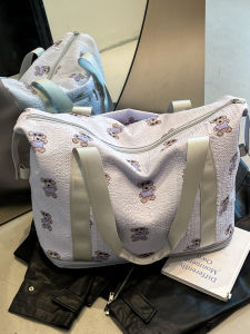 LEYUEMAO | Large Capacity Cartoon Stylish Portable Cute Luggage Bag