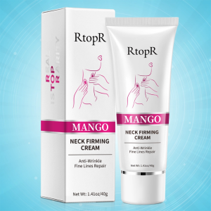 RtopR Kem Làm Săn Chắc Cổ Xoài Mặt Nạ Cổ Loại Bỏ Nếp Nhăn Nuôi Dưỡng Làm Trắng Nhẹ Lột Làm Đẹp Chăm Sóc Cổ 40G