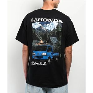 Honda | Honda Mens and Womens T-shirt Honda Camping ACTY Summer Motorcycle Sports Tee Racing Short-sleeved Spring Cycling Off-road Top