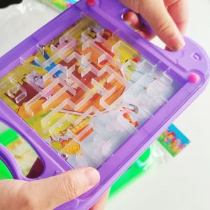 Mamibayi Mainan Labirin Transparan Papan Labirin Anak Maze Puzzle Ball