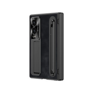 szhaiyu | For Samsung Galaxy Z Fold 8 Phone Case with Hinge Protector TriFold Glass Front Film Hidden Bracket S Pen Holder Cover