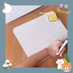 [UPGRADED VERSION]Classroom Dry Erase Double Sided Lap Board 30.3x22.7cm