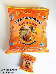 [CHÍNH HÃNG] TRÀ HOÀNG ĐẾ CUNG ĐÌNH G10 (500G) VÀ (850G: 22 GÓI NHỎ) (ĐẶC SẢN HUẾ) GIÚP NGỦ NGON MÁT GAN ĐẸP DA.