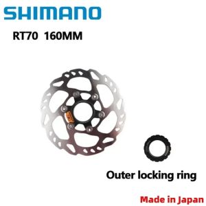 SHIMANO | Shimano Rotor RT70 Disc Brake Rotor 140mm 160mm 180mm 203mm Cenetr Lock Disc Brake Rotors Deliver Powerful Lock Ring