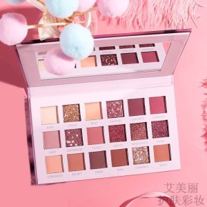 INS TikTok Super Popular Camel Adenium Obesum Earth 18 Colors Eye Shadow Plate Female Student Xiaohongshu Niche Style Beads Matte