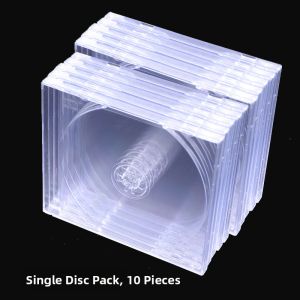 Transparent CD Box Music Album Disc Storage Case Square Cover Insertable Single Double Packaged CD Holder by POSO Zelong