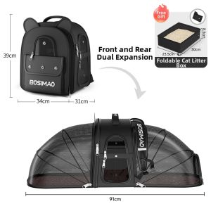 BOSIMAO | Portable Expandable Large Capacity Pet Carrier