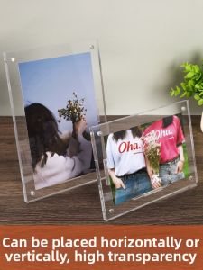 QINLEYI | Magnetic Acrylic Photo Frame Display Stand