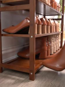 MOLORE | Economical Narrow Attractive Multi-layer Wooden Shoe Rack