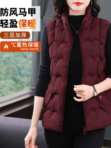 เสื้อกั๊กขนเป็ดขนแกะ ทรงหลวม อบอุ่น สำหรับผู้หญิง ฤดูหนาว 2025 ใหม่ เสื้อกันหนาวแบบสวมหัว ปกติ ปกติ ปกติ