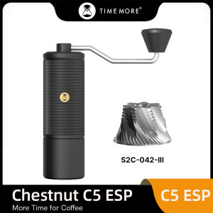 Timemore | TIMEMORE C5/C5ESP Espresso Manual Coffee Grinder Hand Grinder Adjustable Steel Core Burr Send Cleaning Brush Outdoor Portable