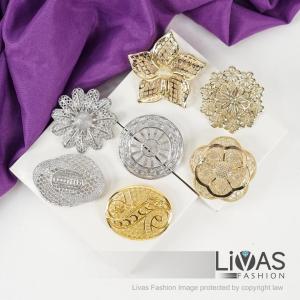 Kerongsang Dokoh Tudung Jarum Peniti Gold Brooch Silver Ready Stock Harga Kilang Muslimah Hijab Wear Accessories Fashion Jewellery Murah