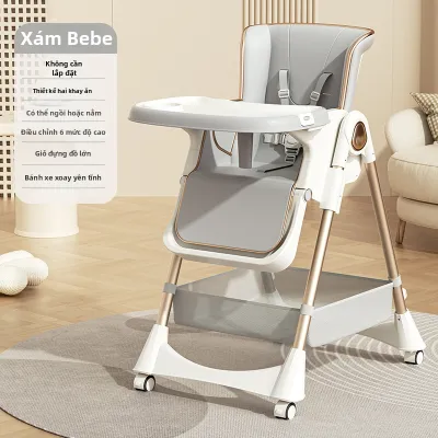 BEIMADUOJI | Ghế Ăn Dành Cho Trẻ Em Đa Năng Gấp Gọn