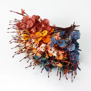 Wolf.id PBP155 Tanaman Artificial Bunga Sakura Tangkai Dekorasi Vas Flower Rangkai Buatan BISA COD