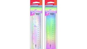 Thước Kẻ 20cm Màu Cực Quang Deli H653 Thước Cứng Bền Dùng Cho Học Sinh Sinh Viên
