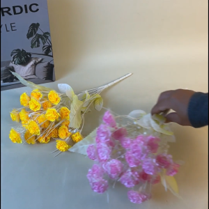 Tanaman Hias Bunga Tangkai Anyelir Mini Artificial Dekorasi Bucket Ornamen Ruangan Rumah COD PBP226