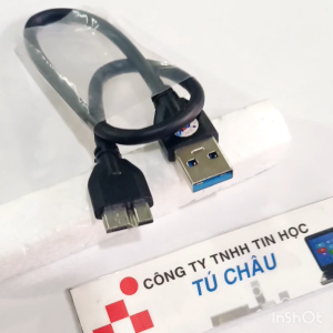 Cáp ổ cứng USB 3.0 ra Micro B dài 30Cm Tháo LK / Cable USB 3.0 AM to Micro BM