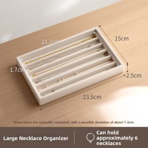 LANJIAOLUO | Velvet Jewelry Organizer Box