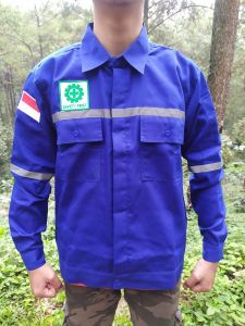 KAMEJA KERJA SAFETY LAS BENGKEL WEARPACK ATASAN BAJU KERJA PRIA ATASAN LENGAN PANJANG