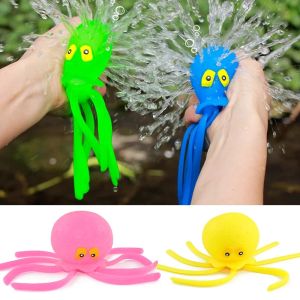 Water absorbing Octopus Baby Bath Toy Sponge Water absorbing Octopus Squeezing Stress reducing Toy Summer Childrens Water Toy