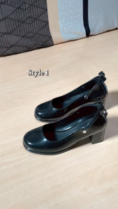 New Womens black shoes Fashion Classic non-slip rubber student black shoes office black shoes good quality waterproof black shoes 0110523