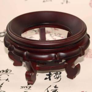 Handcrafted Wooden Crystal Ball Stand