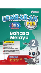 [4 IN 1] Tahun 2 Lembaran PBD - Bahasa Melayu BM English CEFR Matematik Sains | Nusamas Buku Latihan Ujian Sekolah