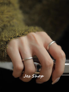 Mờ Mờ Có Thể Điều Chỉnh Dụng Cụ Mở Bạc Bạc Tây Tạng Đơn Giản Cao Cấp Thiết Kế Nhẫn Dành Cho Các Cặp Đôi Chỉ Số Nhẫn Trang Sức Thời Trang