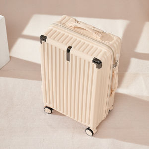 New 2024 Fashionable Luggage Bag Password Travel Suitcase Silent Small 20 Net Red Womens Bag with Lock And Four-Way Wheels