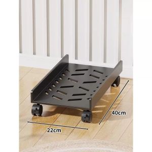 evesigar | Movable Multilayer Computer Host Stand Cart