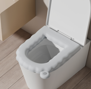 หมอนรองปูพื้นจักรกลป้องกันแบคทีเรีย ป้องกันน้ำ ทนทานต่อการซัก แผ่นรองจักรกลสำหรับห้องน้ำแบบติดแน่นทั้งปี