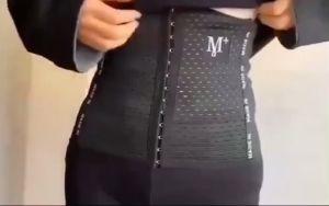 Đai Nịt Bụng Gen Định Hình Thon Gọn Vòng Eo 6 Nấc Cài Chống Cuộn M+