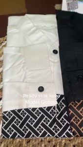 Baju Koko Pria Dewasa Lengan Panjang Terbaru Batik Aladin Koko Premium Motif Senopati Series