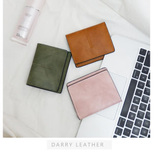 กระเป๋าสตางค์ผู้หญิงแบบสั้นบางเฉียบสไตล์เกาหลี กระเป๋าสตางค์ใบเล็กแบบย้อนยุคสำหรับนักเรียนวัยรุ่น กระเป๋าสตางค์แบบมินิมอล กระเป๋าสตางค์แบบอเนกประสงค์