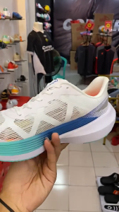 Sepatu Running Ortuseight Hyperglide 3.1 White Cyan Terbaru - Sepatu Lari Pria Wanita Terlaris