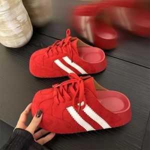 ZHENMO | Stylish Versatile Height-Increasing Soft-Soled Half Slippers