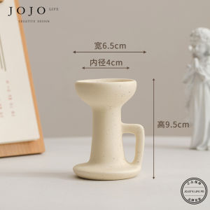 Nordic Style Ceramic Candle Holder Home Decoration Fruit Fan Favorite Simple Modern Home Decorative Accessories Candlestick