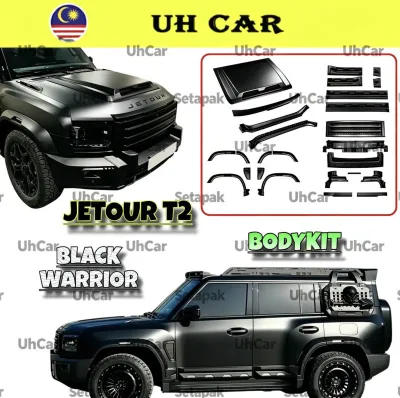 Jetour Traveller T2 Black Warrior Bodykit / Bonnet Scoop / Bonnet Trim / Grill / Bumper Guard / Door Cladding / Fender