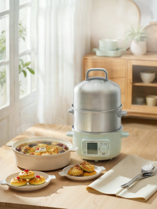 BUYDEEM | Multifunctional Stainless Steel Electric Steam Pot
