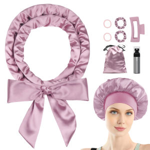 Satin Heatless Curling Set Heatless Curls Overnight Hair Curler 70" No Heat Curls Hair Curlers to Sleep in Overnight Curls Hea