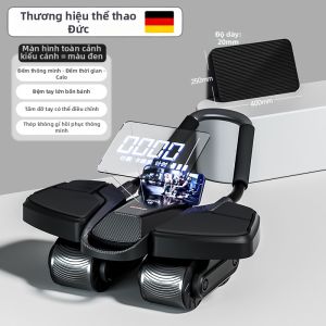 Máy Tập Cơ Bụng Thông Minh Hiển Thị Số Tự Động Nhảy Lại 4 Bánh